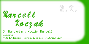 marcell koczak business card